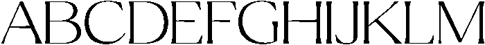 Ragmont Extra Light Expanded otf (200) Font UPPERCASE