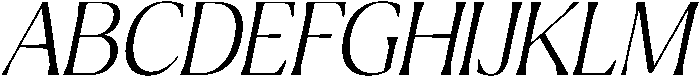 Ragmont Extra Light Italic otf (200) Font UPPERCASE