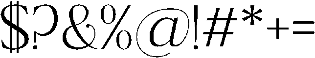 Ragmont Extra Light otf (200) Font OTHER CHARS