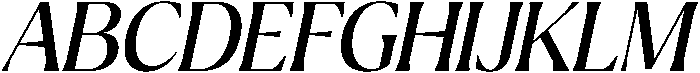 Ragmont-Italic otf (400) Font UPPERCASE