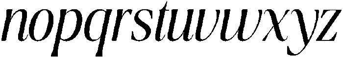 Ragmont Light Condensed Italic otf (300) Font LOWERCASE