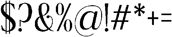 Ragmont Light Condensed otf (300) Font OTHER CHARS