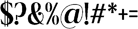 Ragmont Medium Condensed otf (500) Font OTHER CHARS