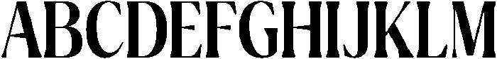 Ragmont Medium Condensed otf (500) Font UPPERCASE