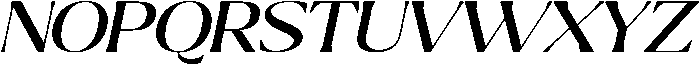 Ragmont Medium Expanded Italic otf (500) Font UPPERCASE