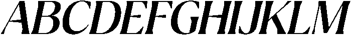Ragmont Medium Italic otf (500) Font UPPERCASE