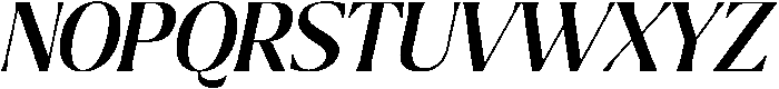 Ragmont Medium Italic otf (500) Font UPPERCASE