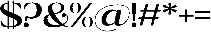Ragmont Semi Bold Expanded otf (600) Font OTHER CHARS