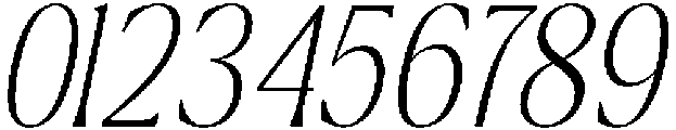 Ragmont Thin Condensed Italic otf (100) Font OTHER CHARS