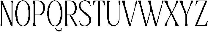 Ragmont Thin Condensed otf (100) Font UPPERCASE