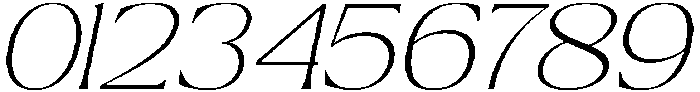 Ragmont Thin Expanded Italic otf (100) Font OTHER CHARS