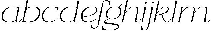 Ragmont Thin Expanded Italic otf (100) FONT