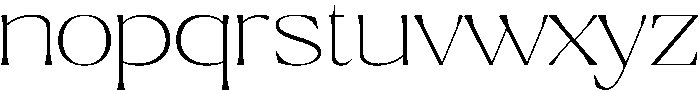 Ragmont Thin Expanded otf (100) Font LOWERCASE