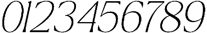 Ragmont Thin Italic otf (100) Font OTHER CHARS