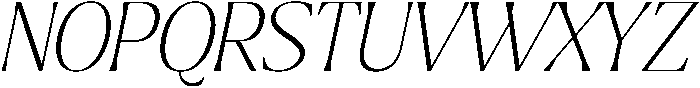 Ragmont Thin Italic otf (100) Font UPPERCASE