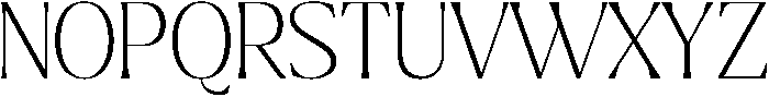 Ragmont Thin otf (100) Font UPPERCASE