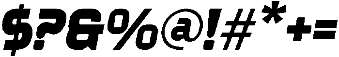Ragot Italic otf (400) Font OTHER CHARS