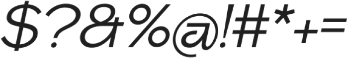 Ragtev Light Italic otf (300) Font OTHER CHARS
