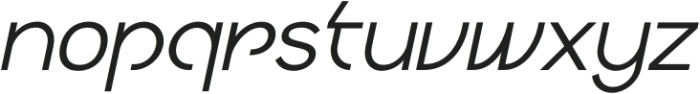 Ragtev Light Italic otf (300) Font LOWERCASE