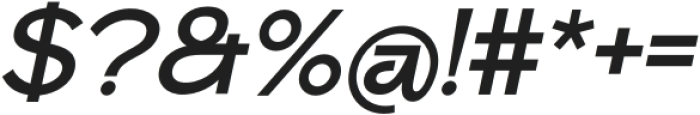 Ragtev Medium Italic otf (500) Font OTHER CHARS