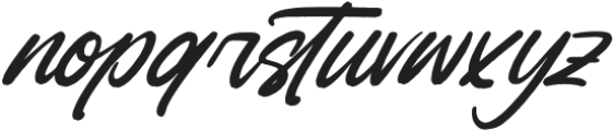 Ragtime Clansful Italic otf (400) Font LOWERCASE