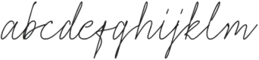 Rahayu-Regular otf (400) Font LOWERCASE
