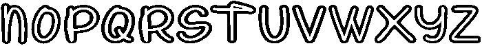 Rahayu otf (400) Font LOWERCASE