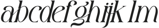 Rahgbok Italic otf (400) Font LOWERCASE