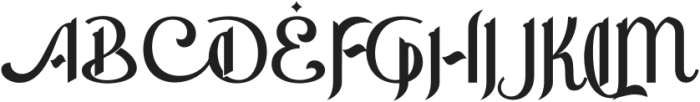 Rahmuna otf (400) Font UPPERCASE