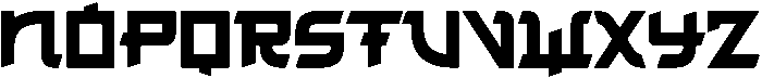 Raiko Regular ttf (400) Font UPPERCASE