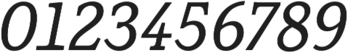 Rail Caption Italic otf (400) Font OTHER CHARS
