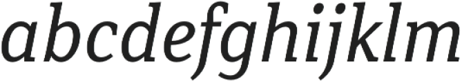 Rail Caption Italic otf (400) Font LOWERCASE