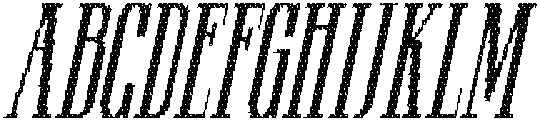 Railine Disco Italic otf (400) Font UPPERCASE