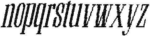 Railine Disco Italic otf (400) Font LOWERCASE