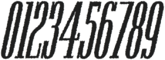 RailineRough-Italic otf (400) Font OTHER CHARS