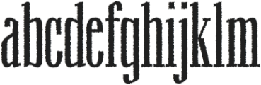 RailineRough-Regular otf (400) Font LOWERCASE