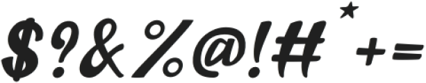 Raimes Italic otf (400) Font OTHER CHARS