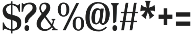 Raimond Medium Condensed otf (500) Font OTHER CHARS