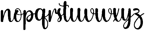Rain Regular otf (400) Font LOWERCASE