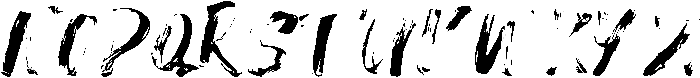 Rainbow-Brush Regular otf (400) Font LOWERCASE