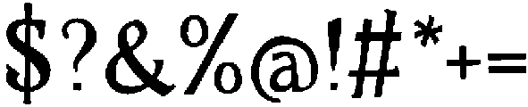 Rainbow Chalk Cyr Display otf (400) Font OTHER CHARS