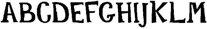 Rainbow Chalk Cyr Display otf (400) Font UPPERCASE