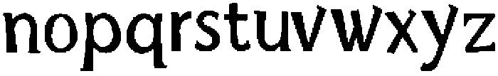 Rainbow Chalk Cyr Display otf (400) Font LOWERCASE