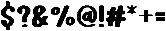 Rainbow Charming Regular otf (400) Font OTHER CHARS