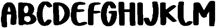 Rainbow Charming Regular otf (400) Font UPPERCASE