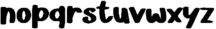 Rainbow Charming Regular otf (400) Font LOWERCASE