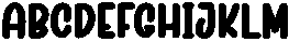Rainbow Chocolate Regular otf (400) Font LOWERCASE