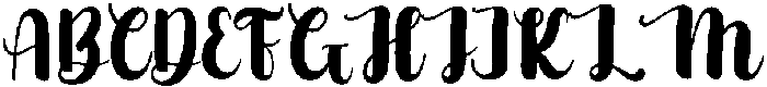 Rainbow Dreams Regular otf (400) Font UPPERCASE