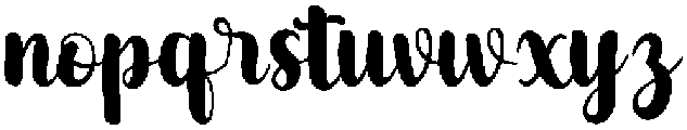 Rainbow Dreams Regular otf (400) Font LOWERCASE