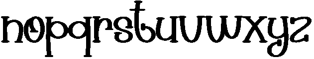 Rainbow Memories Regular otf (400) Font LOWERCASE